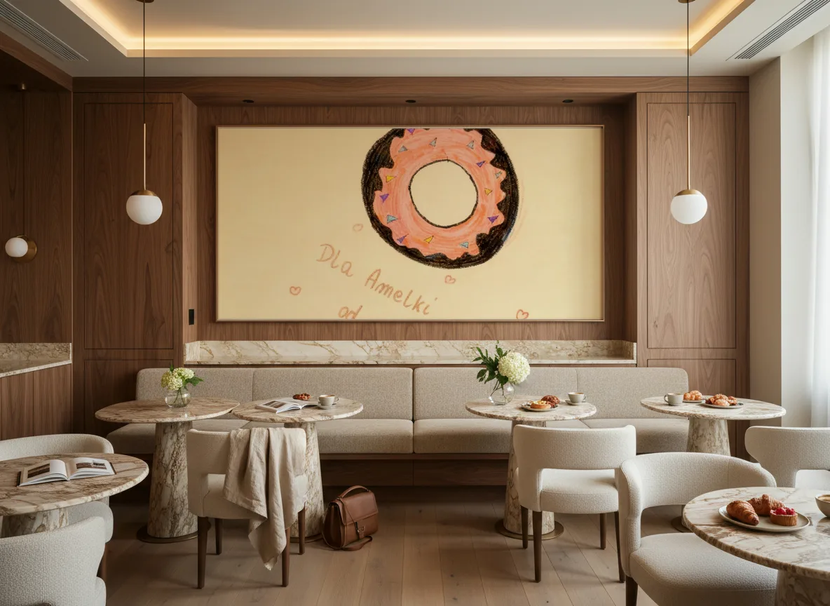 Pączek — Restauracja hotelowa — pole nad ławą