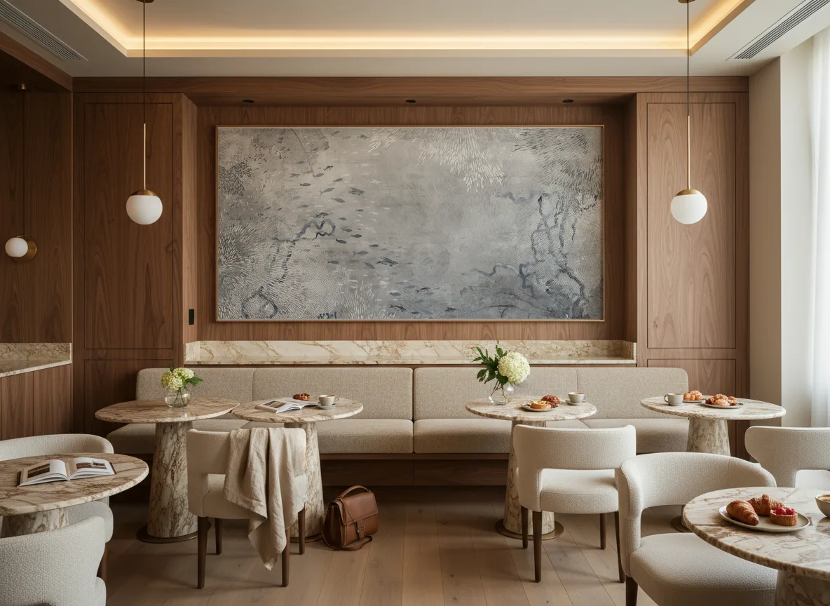 Noema — Restauracja hotelowa — pole nad ławą