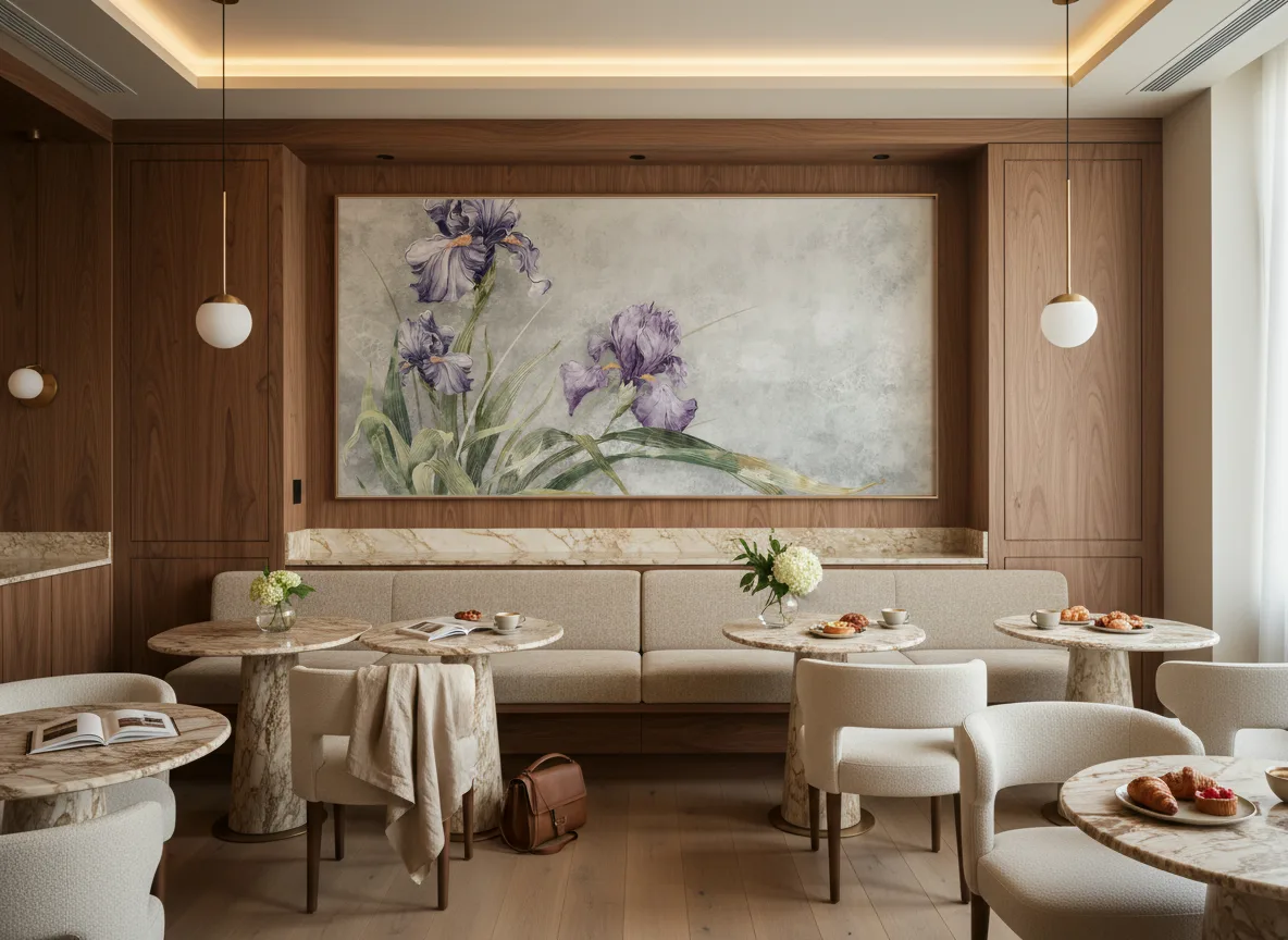 Riselia — Restauracja hotelowa — pole nad ławą