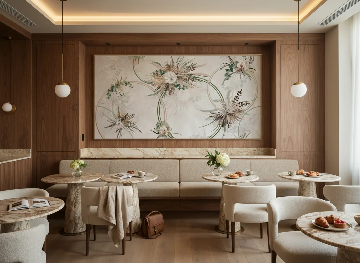 Verse — Restauracja hotelowa — pole nad ławą