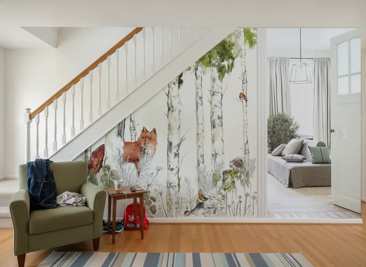 SYLVANIA Panoramas — Schody w domu — ściana wzdłuż biegu