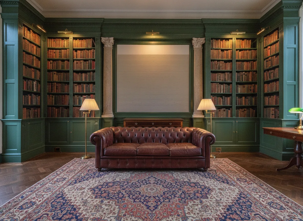 Deserti — Biblioteka w butelkowej zieleni