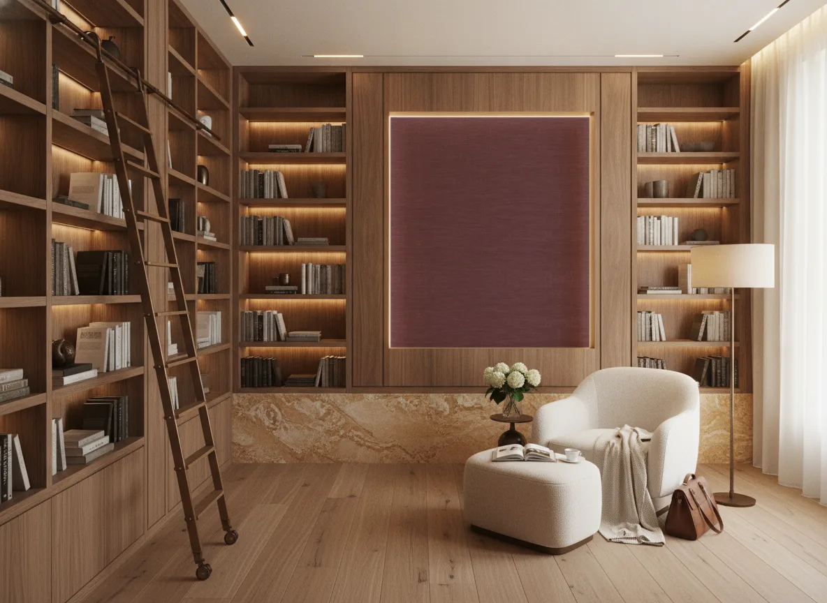 Shinok — Biblioteka — podświetlone pole między regałami