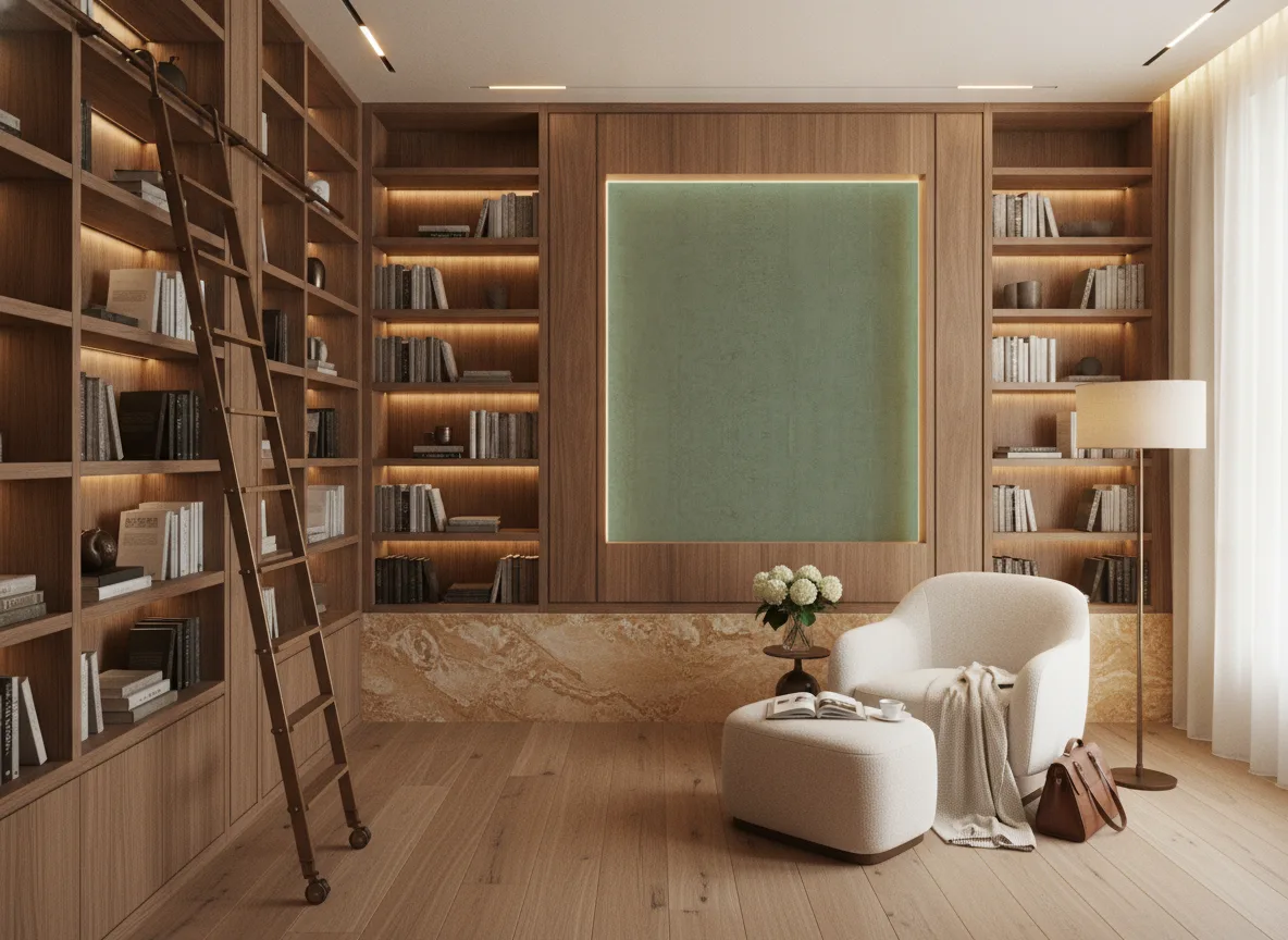 Origin — Biblioteka — podświetlone pole między regałami