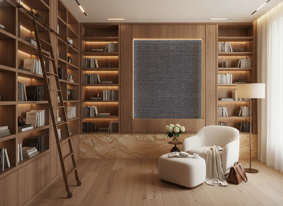 Soft 2 — Biblioteka — podświetlone pole między regałami