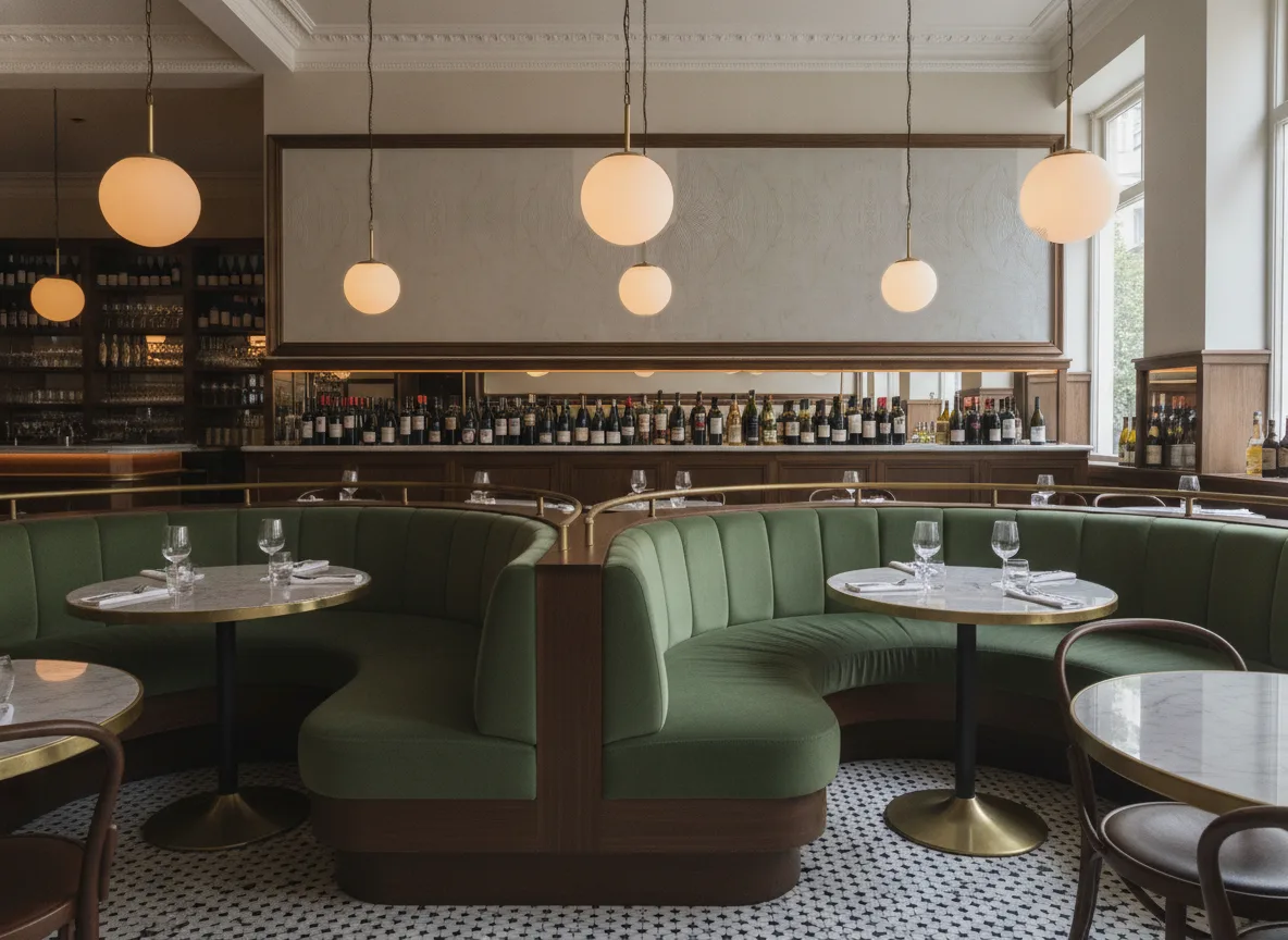 Alaris — Bistro — pole nad zielonymi lożami