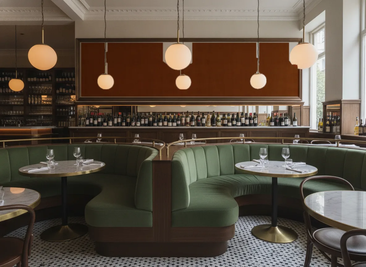 Hestia — Bistro — pole nad zielonymi lożami