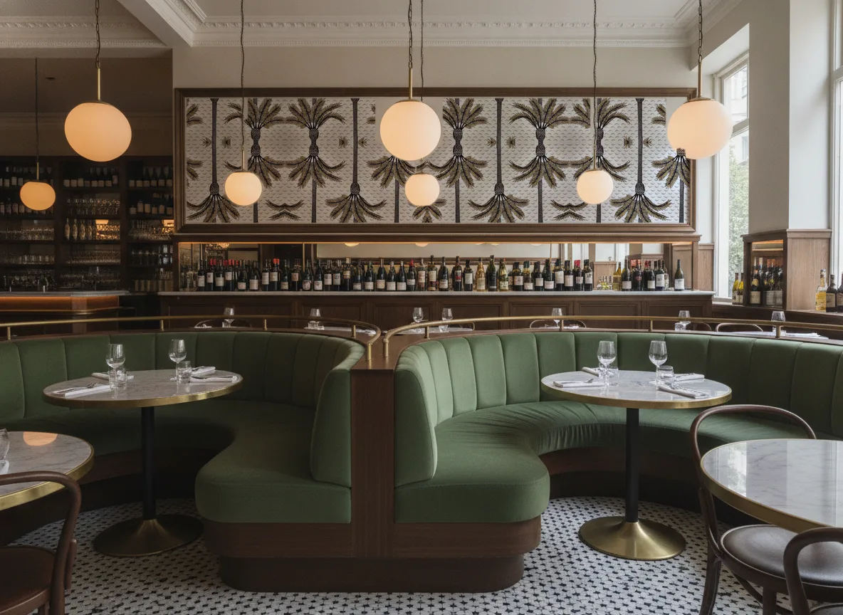 Mirage — Bistro — pole nad zielonymi lożami