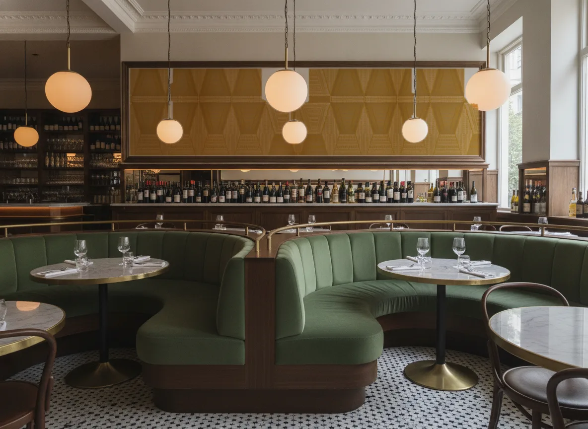 Mirage — Bistro — pole nad zielonymi lożami