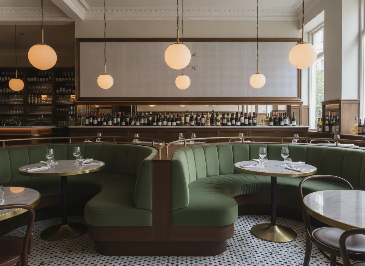 Montjoie Misura — Bistro — pole nad zielonymi lożami