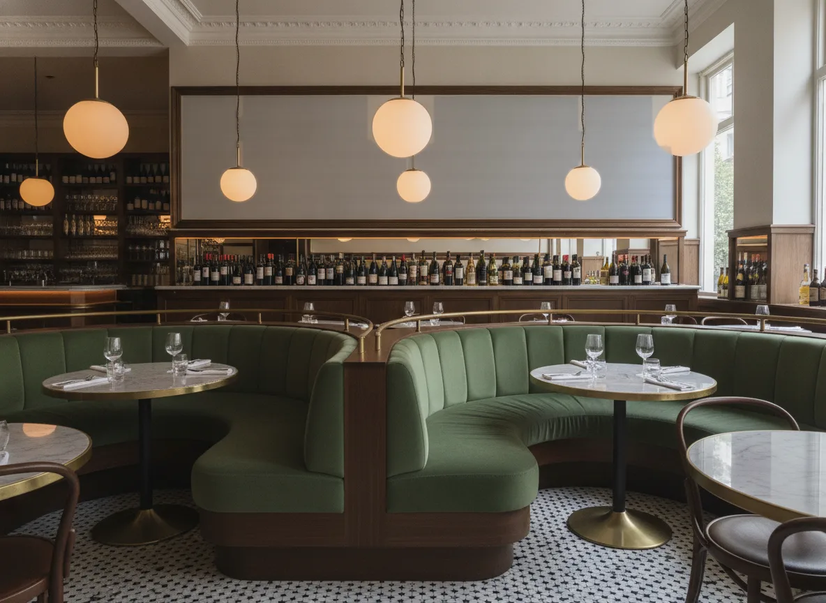 Mori La Soie — Bistro — pole nad zielonymi lożami