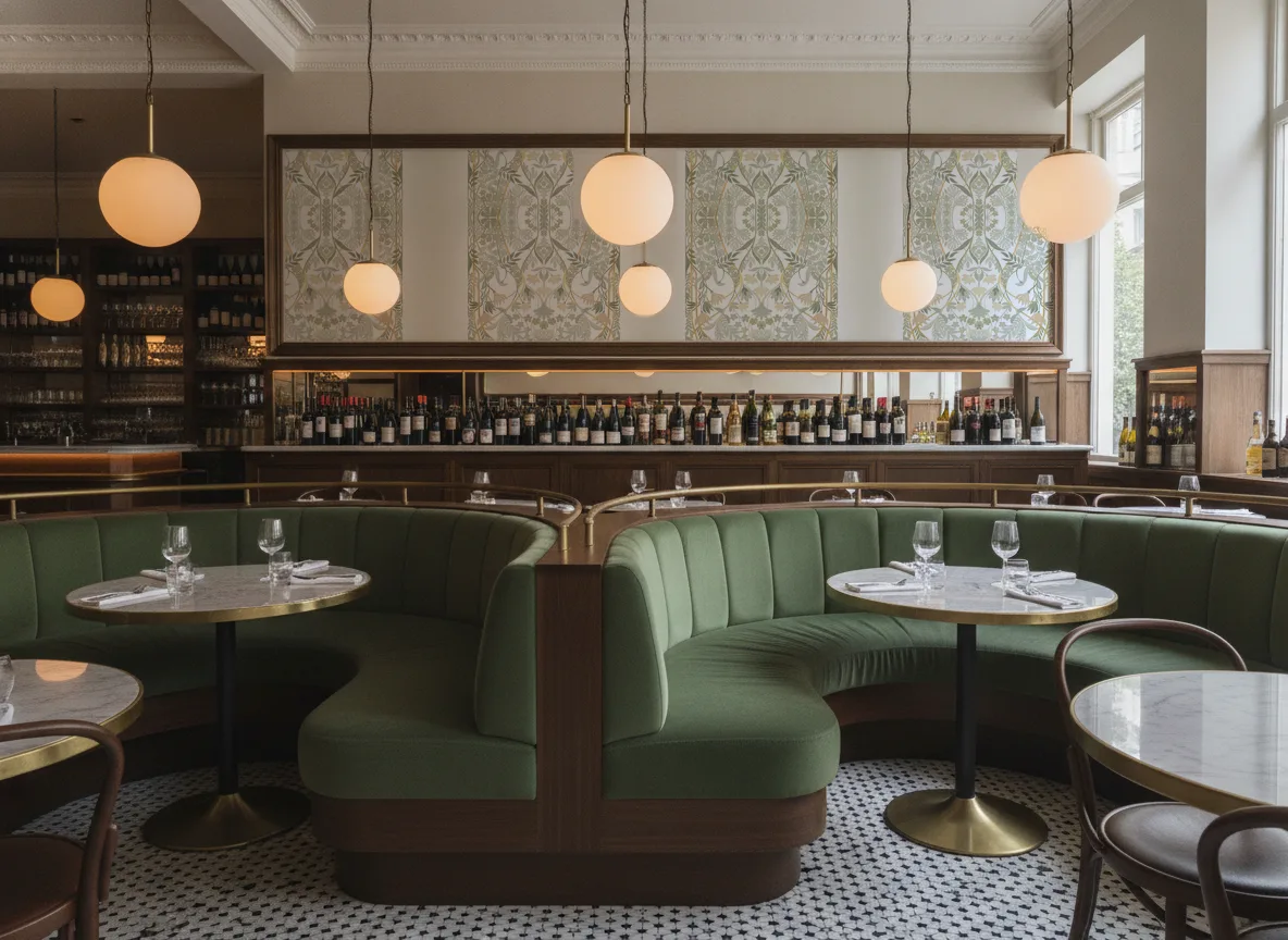 Salon Des Miroirs — Bistro — pole nad zielonymi lożami
