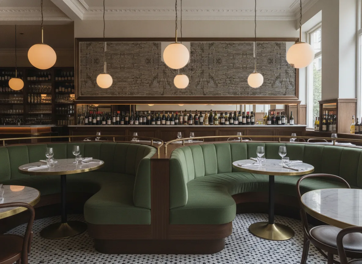 Verdure — Bistro — pole nad zielonymi lożami