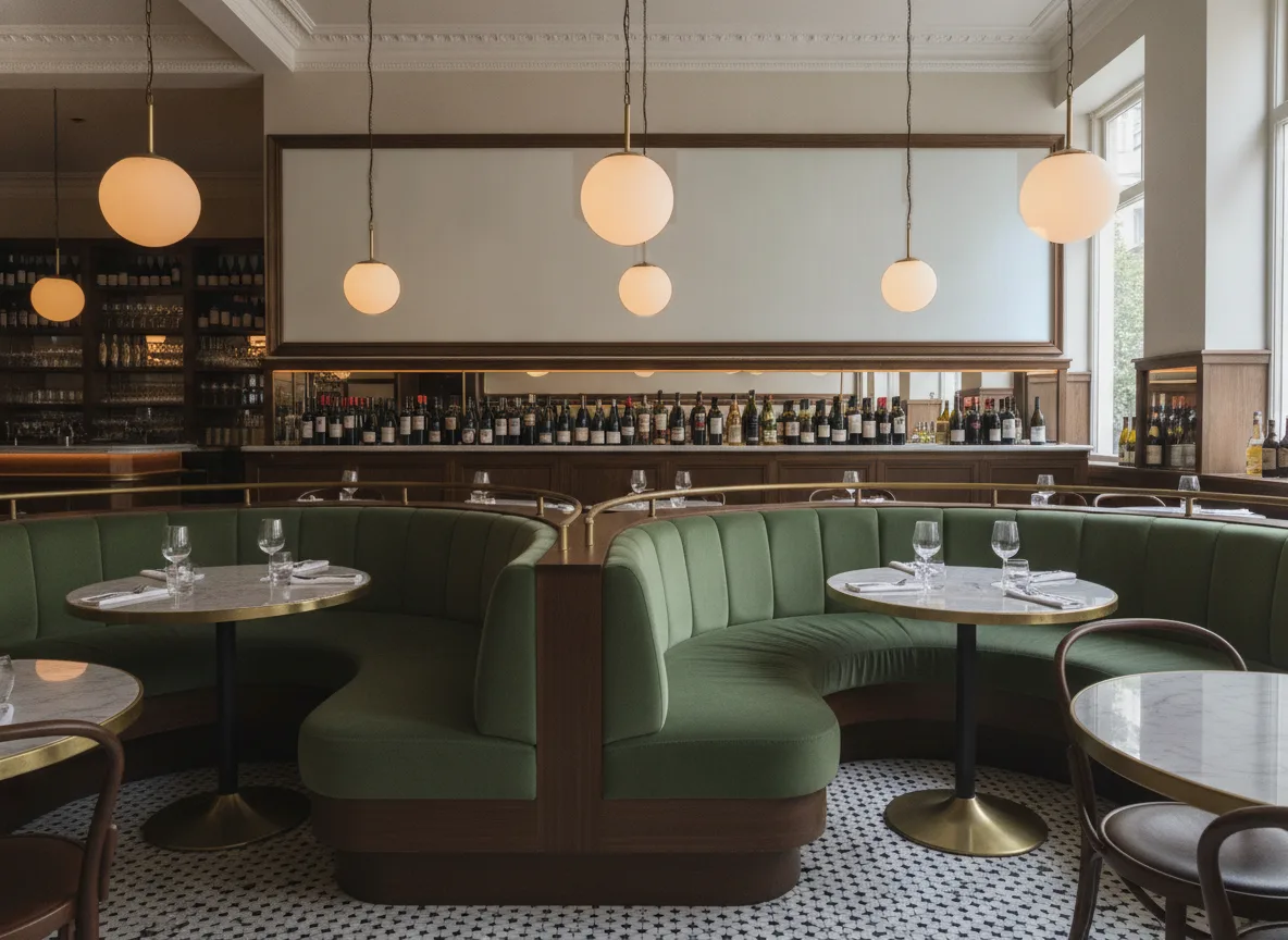 Pionowa struktura — Bistro — pole nad zielonymi lożami