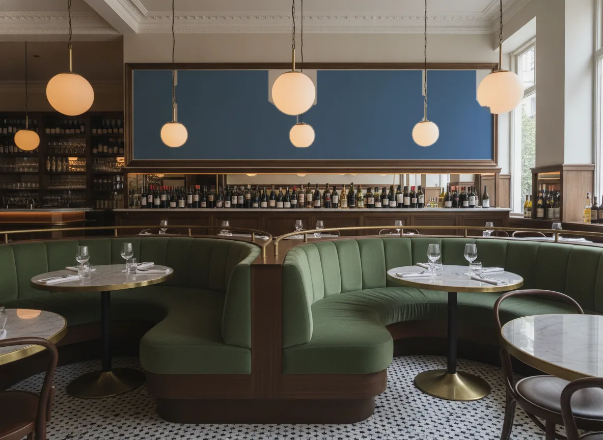 AirPanel — Bistro — pole nad zielonymi lożami
