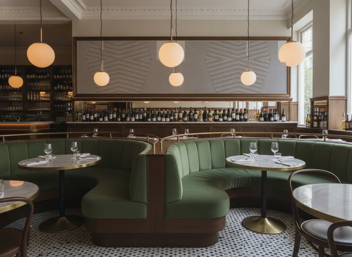 Polyform Vinacoustic Arcad — Bistro — pole nad zielonymi lożami