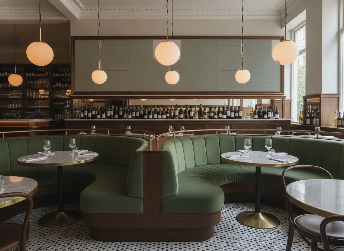 Polyform Vinacoustic Kent — Bistro — pole nad zielonymi lożami