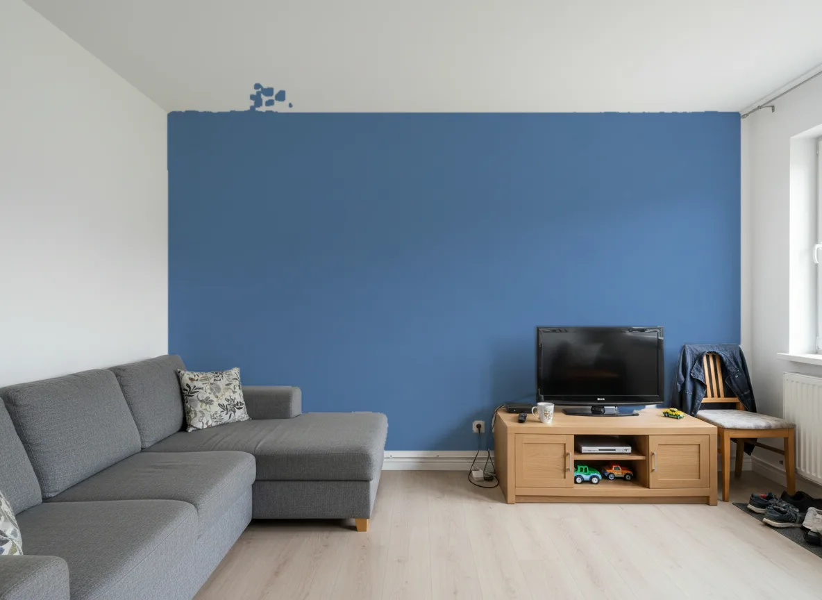 AirPanel — Salon w bloku — ściana za sofą