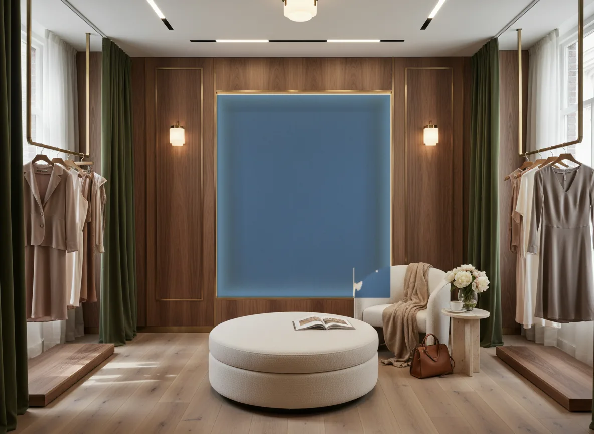 AirPanel — Butik — podświetlona ściana przymierzalni