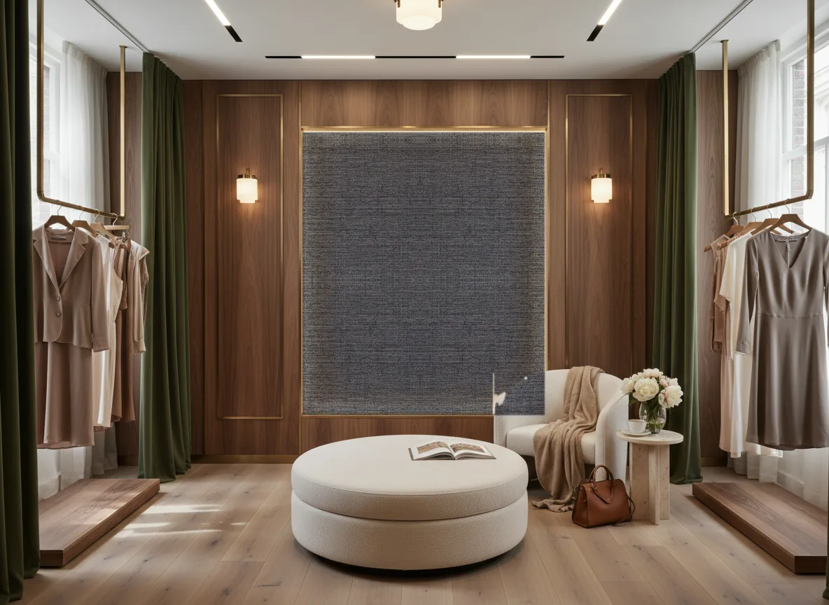 Soft 2 — Butik — podświetlona ściana przymierzalni