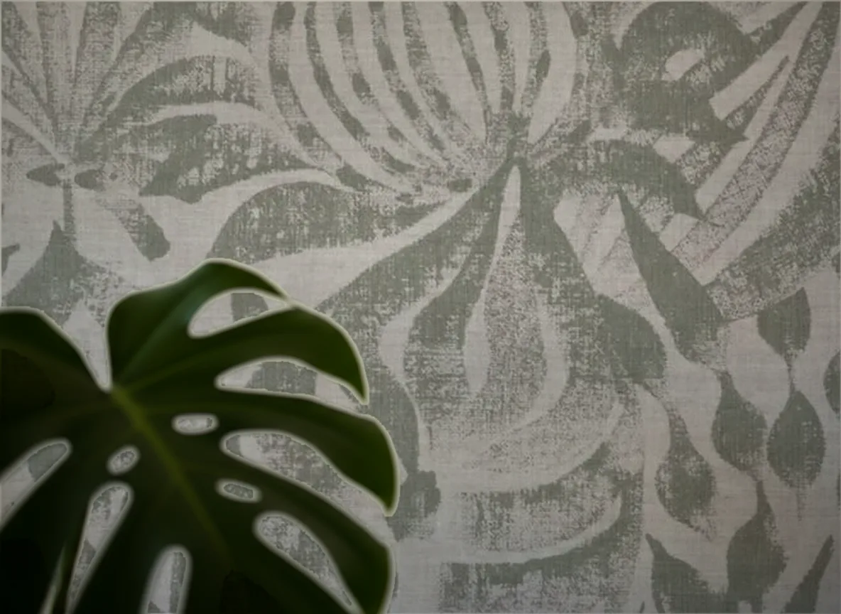 Foliage — Detal — za liściem monstery