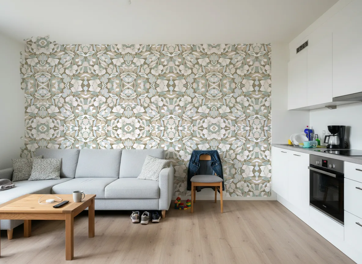 Amatyllis Jardin Felicia — Mieszkanie deweloperskie — ściana za sofą