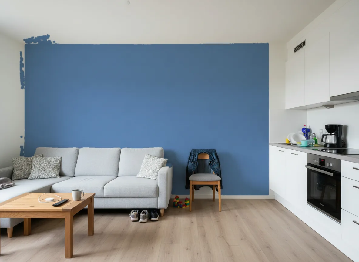 AirPanel — Mieszkanie deweloperskie — ściana za sofą