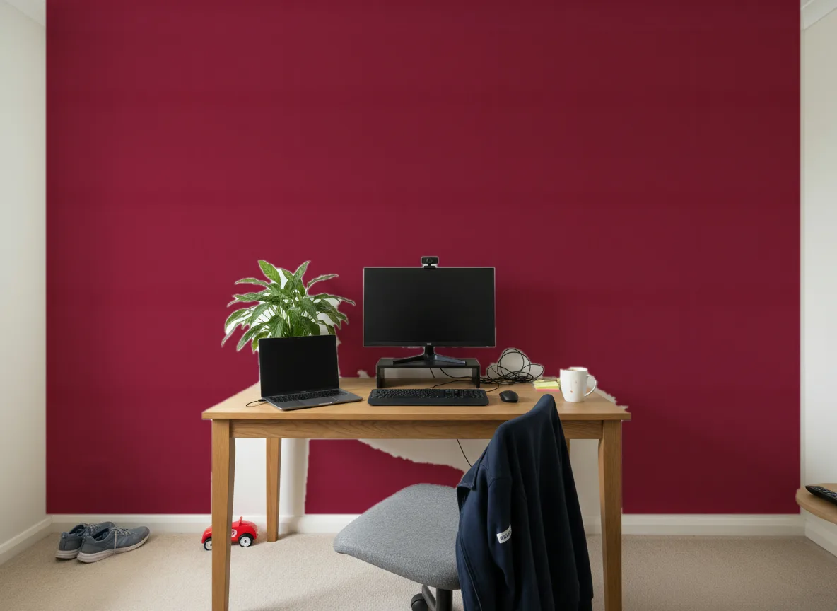 Eos Color 2 — Domowe biuro — tło do wideorozmów