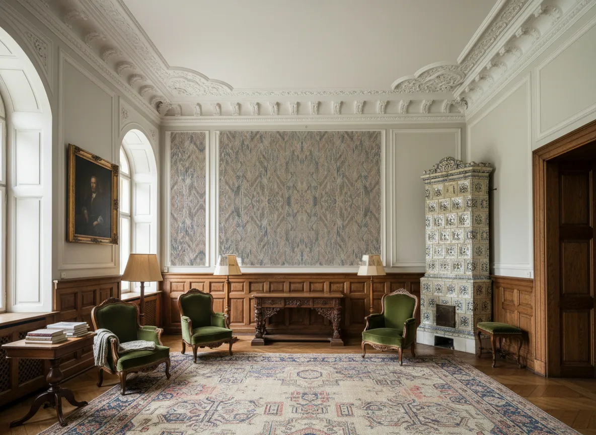 Arapaho — Salon dworski — kwatery nad boazerią