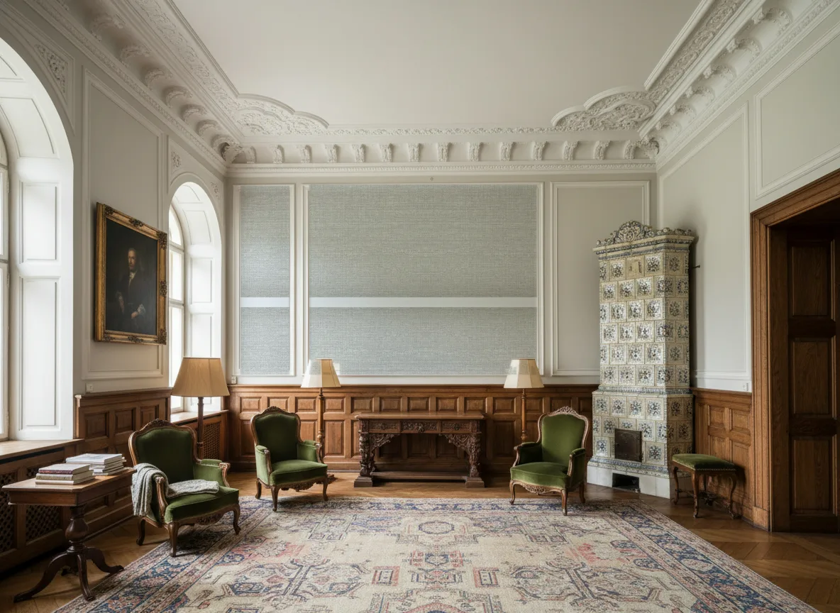 Carioca Rio Madeira — Salon dworski — kwatery nad boazerią