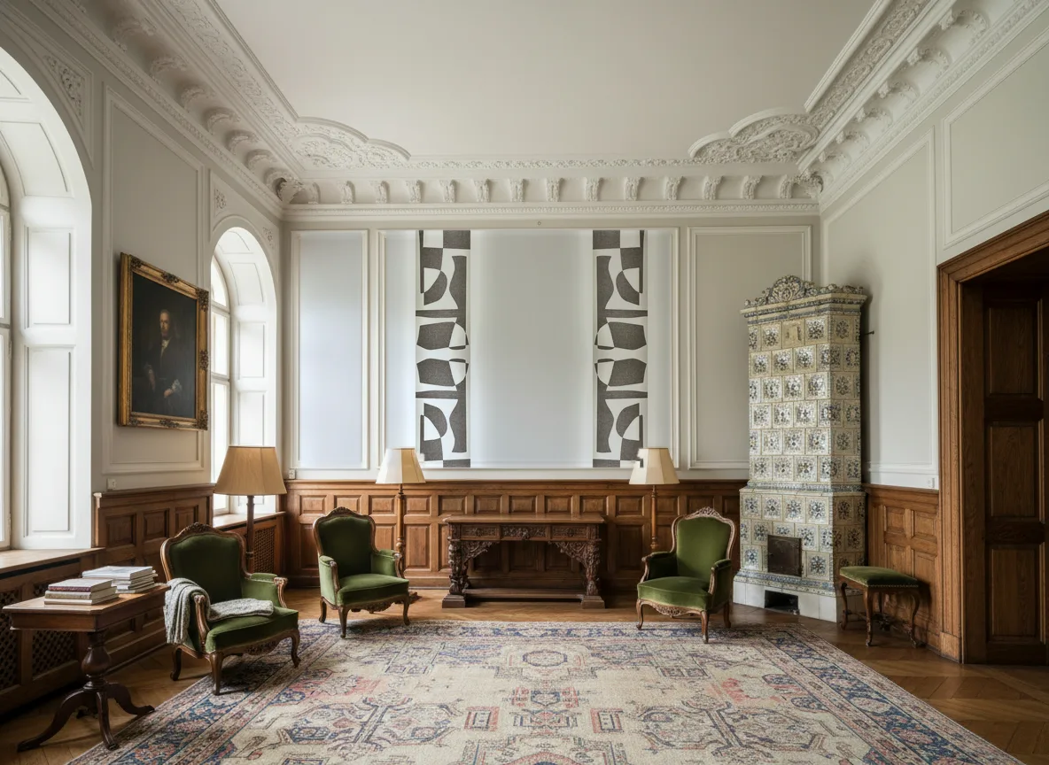 Concordance — Salon dworski — kwatery nad boazerią