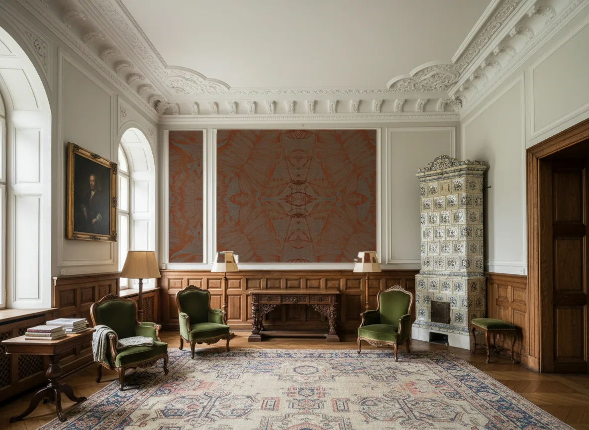 Hoja Escambray — Salon dworski — kwatery nad boazerią