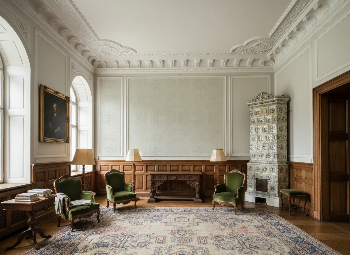 Johara — Salon dworski — kwatery nad boazerią
