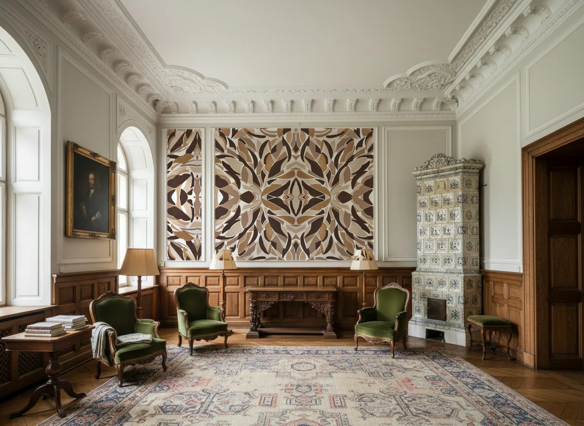 L'Atelier — Salon dworski — kwatery nad boazerią