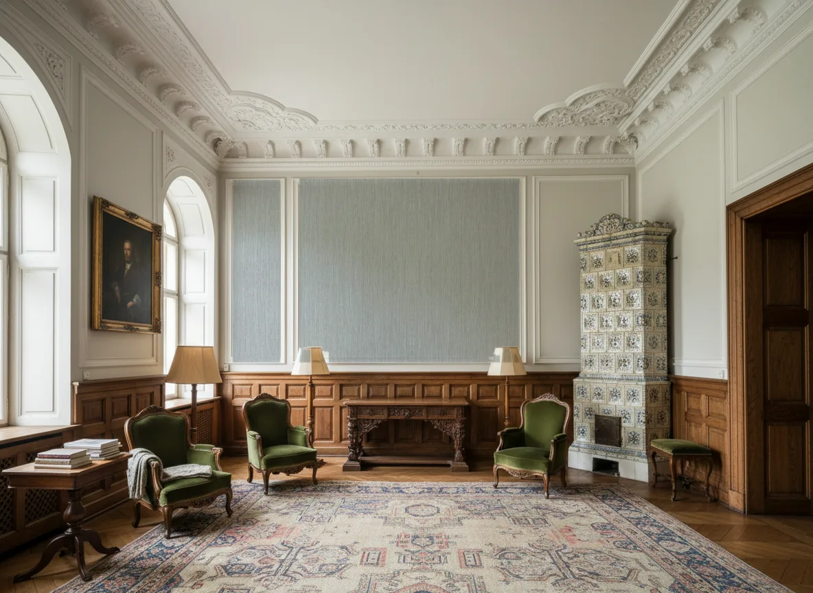 Le Bois — Salon dworski — kwatery nad boazerią