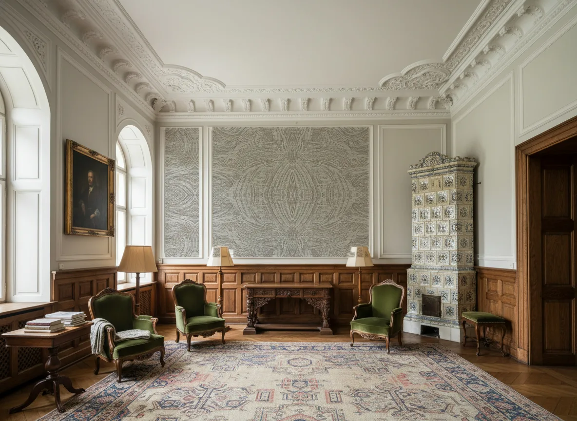 Nastro — Salon dworski — kwatery nad boazerią