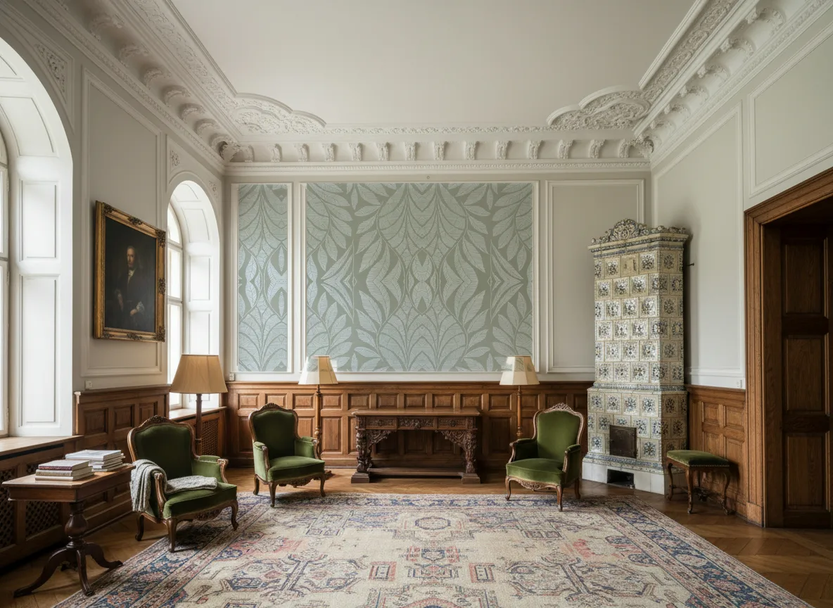 Printemps Viennois — Salon dworski — kwatery nad boazerią
