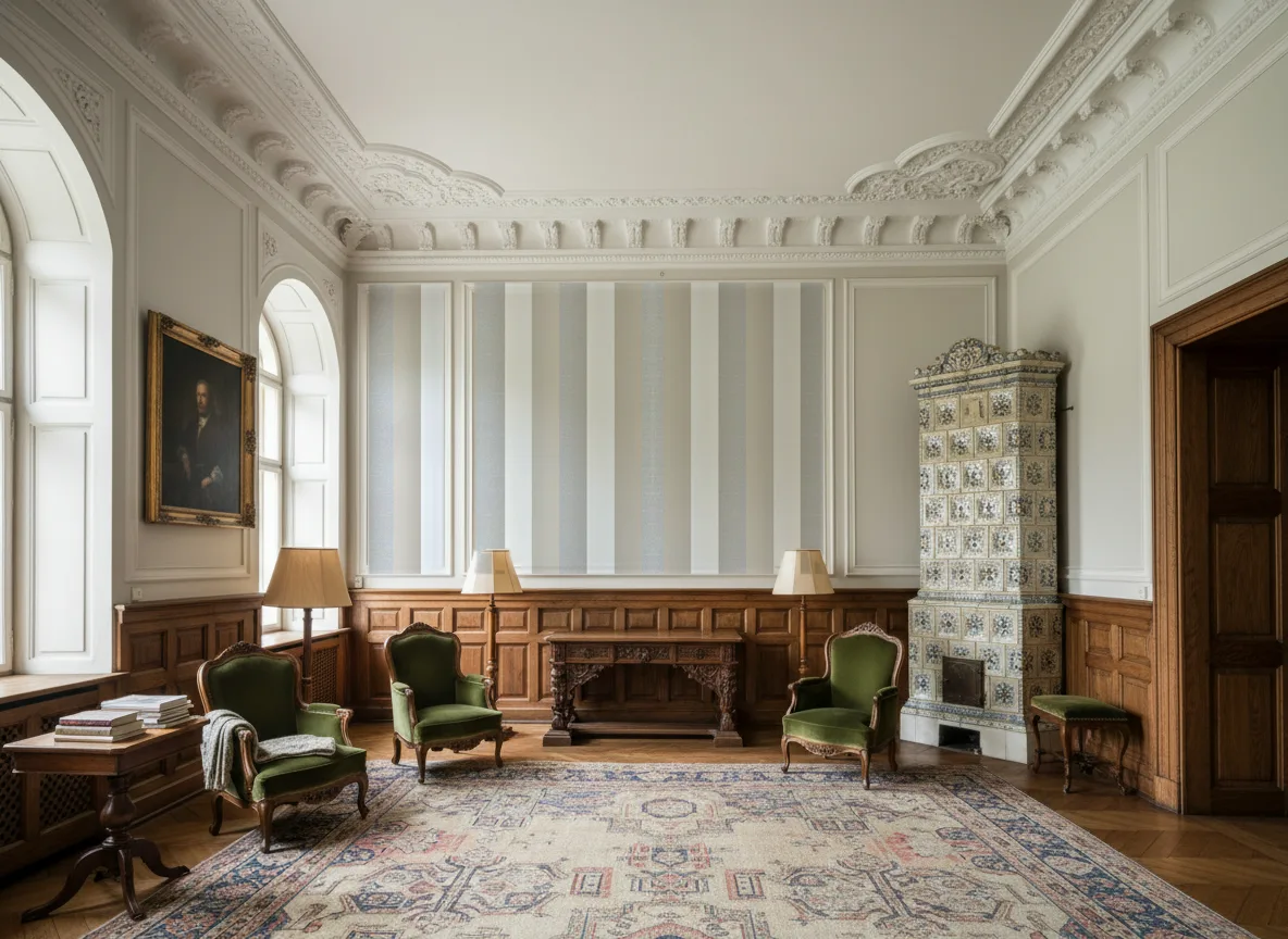 Prose Misura — Salon dworski — kwatery nad boazerią