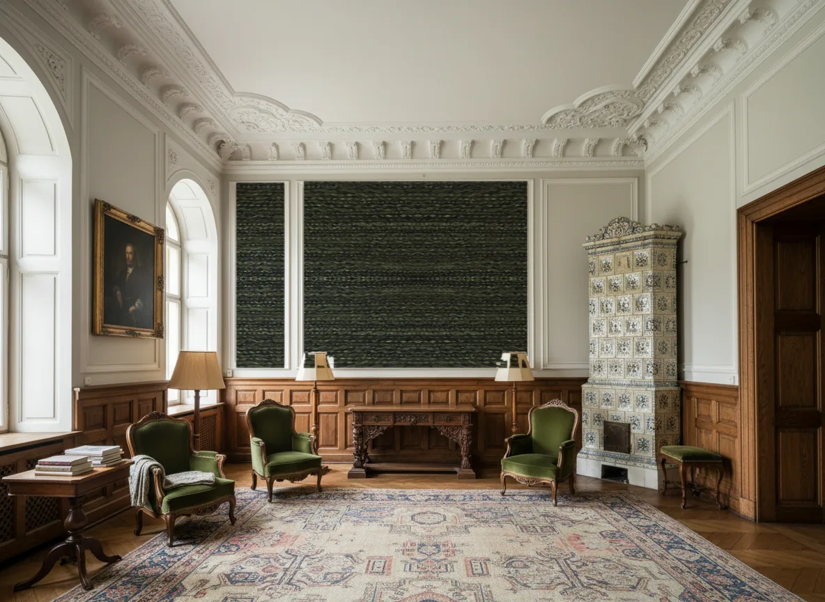 Saba Escambray — Salon dworski — kwatery nad boazerią