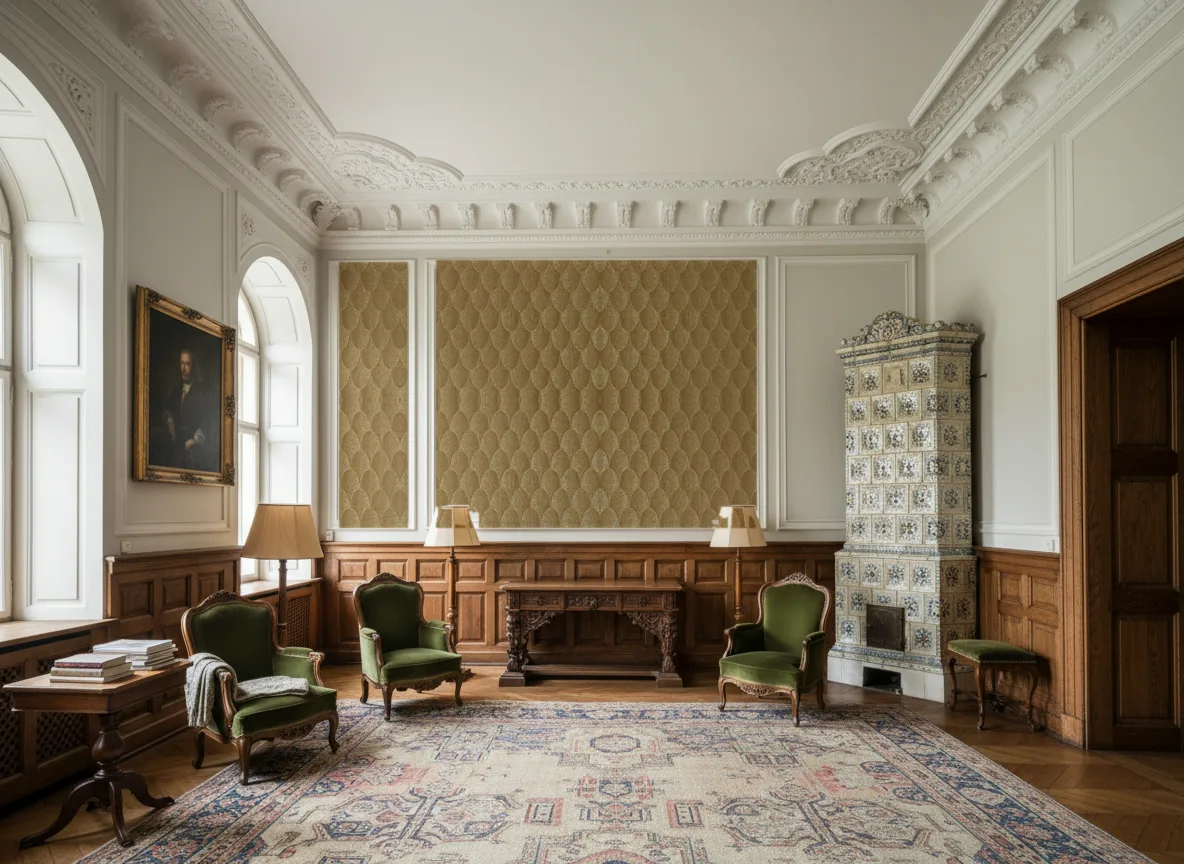 Vendome — Salon dworski — kwatery nad boazerią