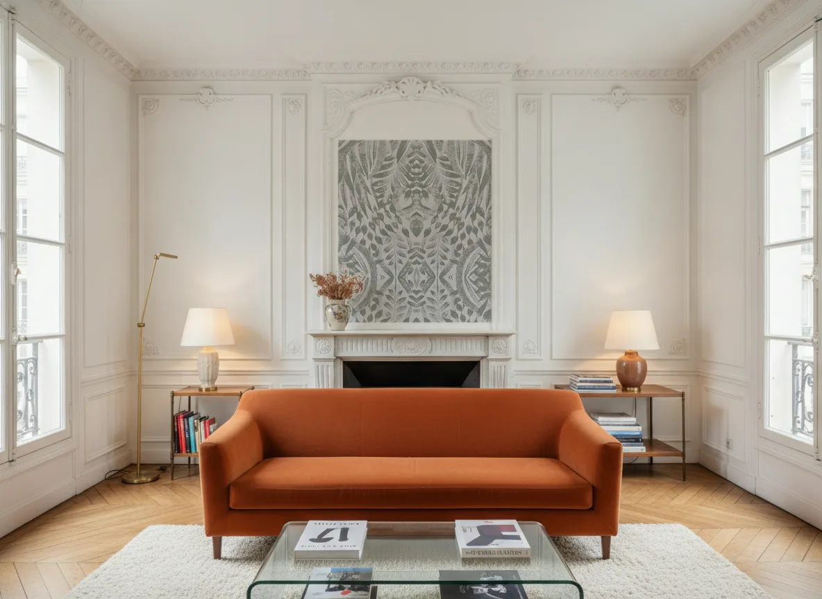 Foliage — Paryski salon — pole nad kominkiem