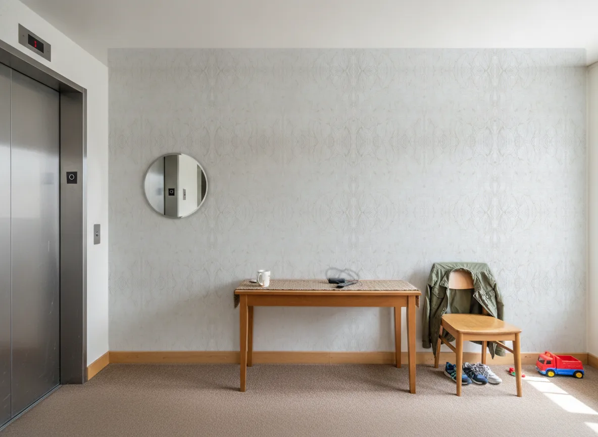 Alaris — Hol przy windzie w apartamentowcu
