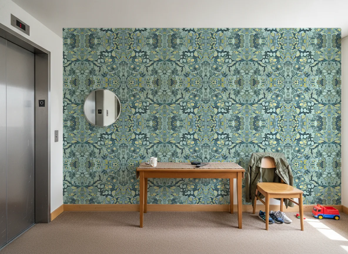 Belle de nuit Ete Indien — Hol przy windzie w apartamentowcu