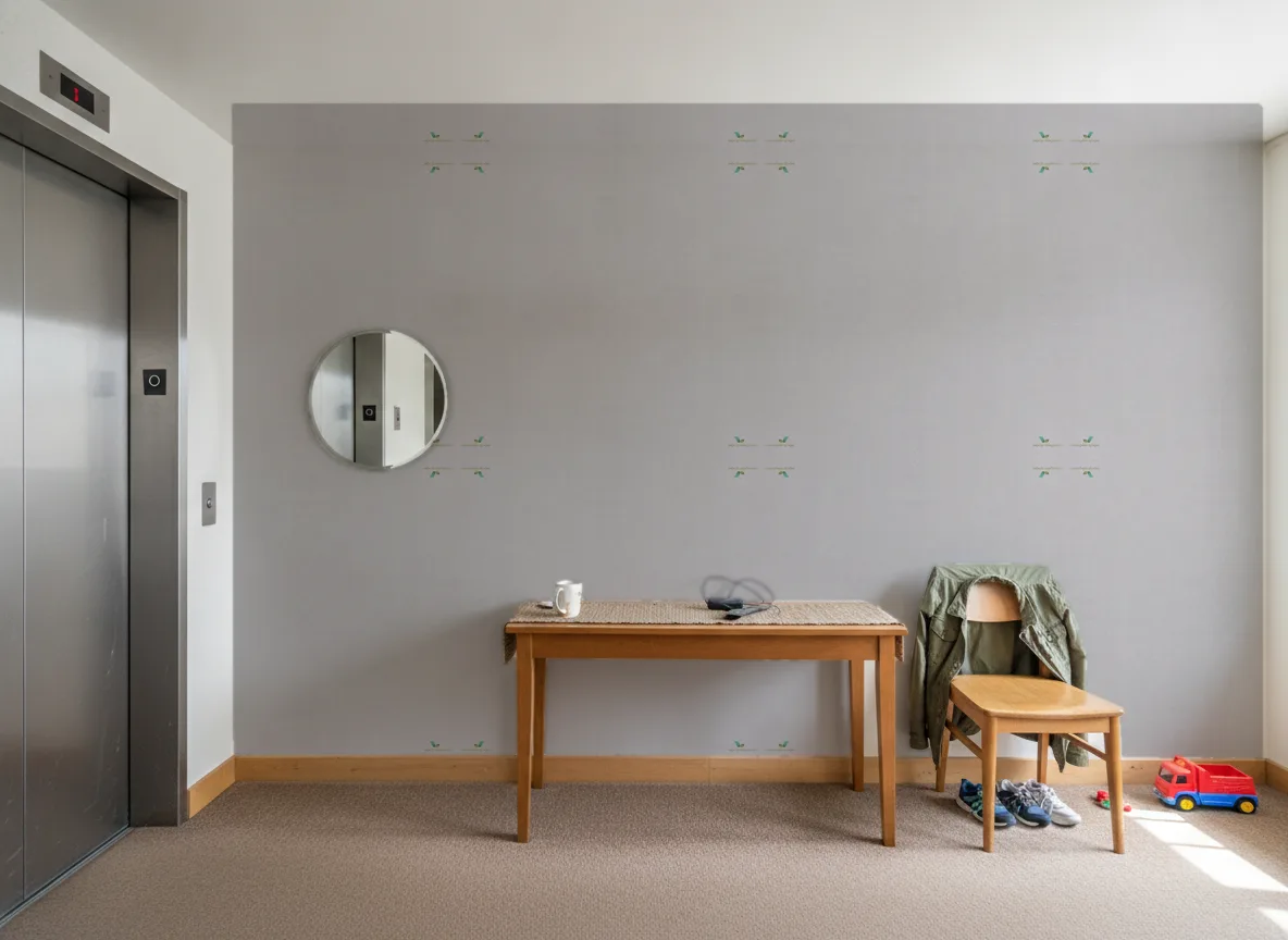 Blossom — Hol przy windzie w apartamentowcu