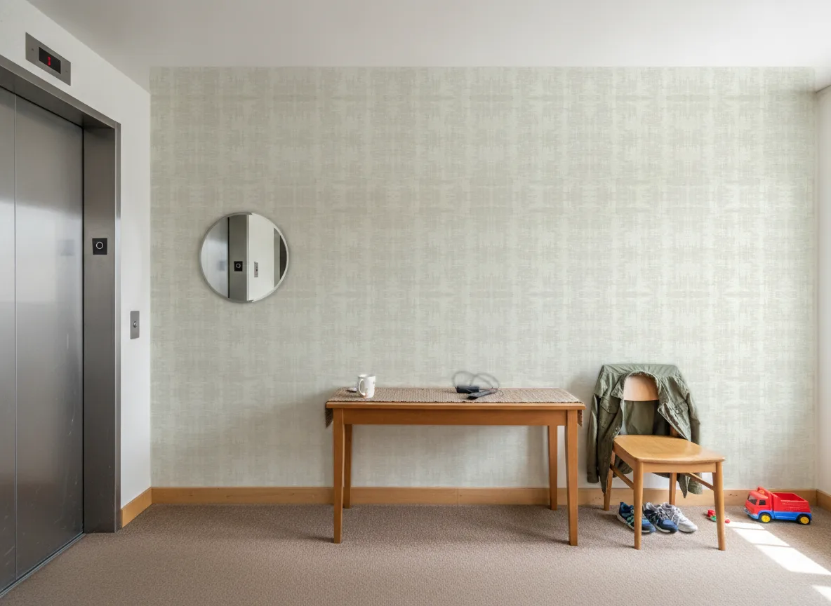 Irisor — Hol przy windzie w apartamentowcu