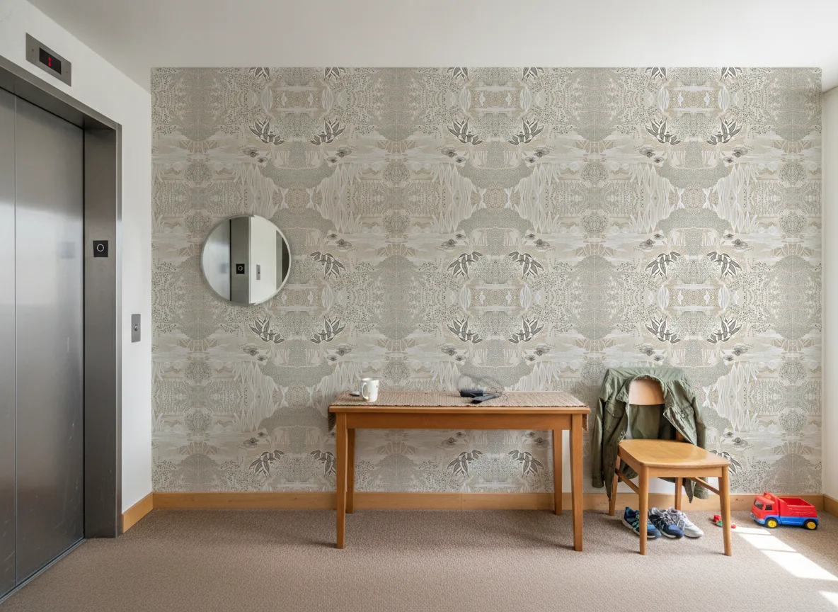 Jasmin — Hol przy windzie w apartamentowcu