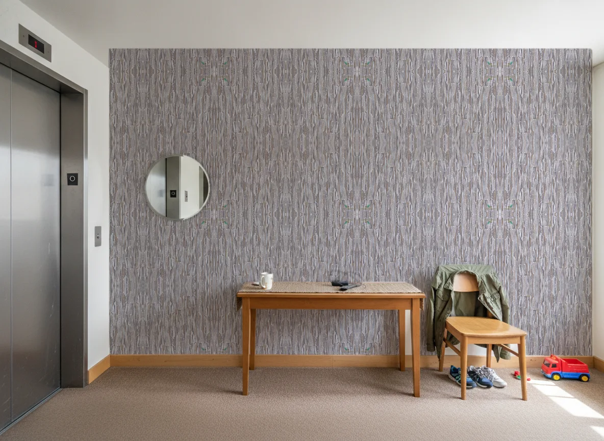 Lahna Le Velours — Hol przy windzie w apartamentowcu