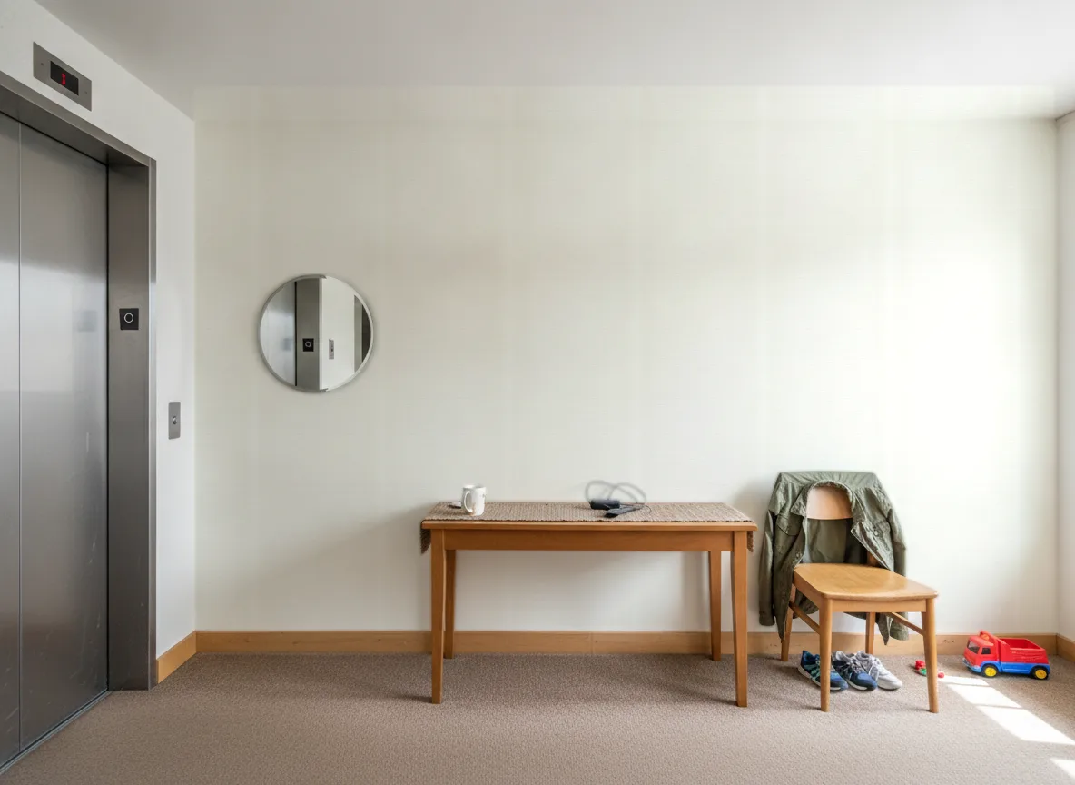 Malacca — Hol przy windzie w apartamentowcu