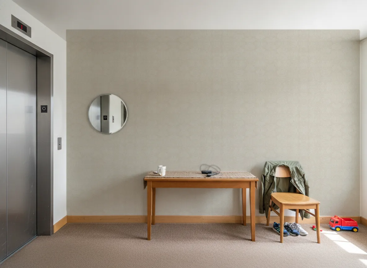 Meteore Magnitude – Textures — Hol przy windzie w apartamentowcu