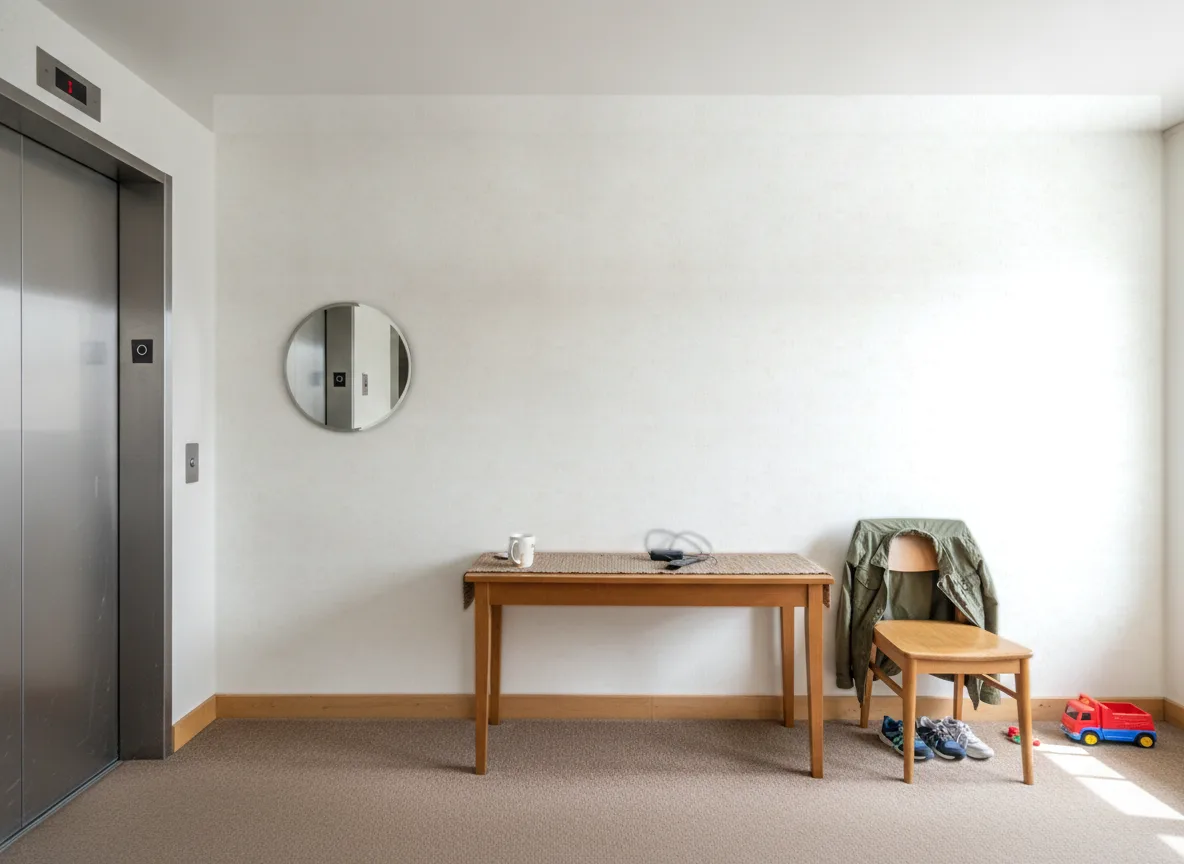 Mirage — Hol przy windzie w apartamentowcu